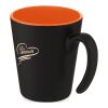 Oli 360 ml keramikmugg med handtag Orange-Svart