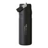 Stanley IceFlow™ 2.0 700 ml vattenflaska med flip-sugrör Svart