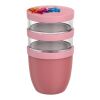 Mepal Ellipse tredelad 500 ml + 2 x 200 ml isolerad matlåda Standard | Rosa | Inget reklamtryck | Inte tillgängligt | Inte tillgängligt