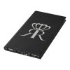 Plate 8 000 mAh powerbank i aluminium Svart