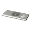 Juice trådlös 8 000 mAh Type C-powerbank i återvunnen aluminium Silver