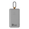 Xtorm XG2S101 Go2 10 000 mAh 15 W solcellsdriven powerbank med belysning  Standard | Heather Charcoal | Inget reklamtryck | Inte tillgängligt | Inte tillgängligt