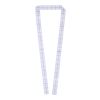 Kord logoband med pappersbricka  vit | 20mm
