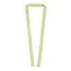 Kord RPET-logoband med pappersbricka  vit | 20mm