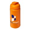 Baseline® Plus 500 ml sportflaska med uppfällbart lock Orange