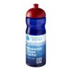 H2O Eco 650 ml sportflaska med kupollock Kungsblå-Röd | Inget reklamtryck | Inte tillgängligt | Inte tillgängligt