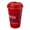 Americano® Eco 350 ml termosmugg av återvunnet material med spillsäkert lock Röd