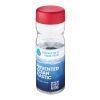 H2O Eco Base 650 ml screw cap water bottle Vit-Röd