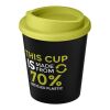 Americano® Espresso Eco 250 ml återvunnen termomugg Svart-Limegrön | Inget reklamtryck | Inte tillgängligt | Inte tillgängligt