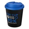 Americano® Espresso Eco 250 ml återvunnen termomugg med spillsäkert lock Svart-Mellanblå | Inget reklamtryck | Inte tillgängligt | Inte tillgängligt