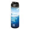 H2O Active® Eco Vibe 850 ml sportflaska med uppfällbart lock Stormgrå-Svart | Inget reklamtryck | Inte tillgängligt | Inte tillgängligt