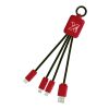 SCX.design C15 quatro light-up kabel Standard | Mid red-Svart | Inget reklamtryck | Inte tillgängligt | Inte tillgängligt