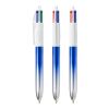 BIC® 4 Colours® Bicolor blå/ silver