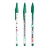 BIC® Cristal® Expression äppelgrön | grön bläck | Allround Digitaltryck | Pennkropp-fullt | 26.00 mm x 110.00 mm