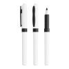 BIC® Mark-it Permanent Market Vit-Svart | 1-färgat Skärmtryck | Pennkropp-klips centrerad | 25.00 mm x 45.00 mm