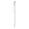 Sleek Stylus pen kulpenna med stylustopp vit