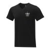 Somoto kortärmad V-ringad t-shirt till herr Svart | S