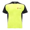 Bugatti kortärmad sport-T-shirt för barn Fluor Yellow-Svart | 4