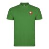 Star kortärmad pikétröja för barn Tropical Green | 11/12