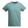Breda kortärmad T-shirt för barn Dusty Blue | 5/6