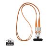 Nivo Crossbody lanyard i RCS återvunnen PET orange | Inget reklamtryck | Inte tillgängligt | Inte tillgängligt