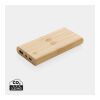 8.000 mAh, 5W trådlös powerbank i FSC®certifierad bambu brun | Inget reklamtryck | Inte tillgängligt | Inte tillgängligt