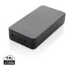 Boostcore RCS powerbank i återvunnen plast 20.000mAh USB svart | Inget reklamtryck | Inte tillgängligt | Inte tillgängligt