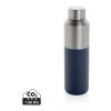Fluid RCS-certifierad vattenflaska i återvunnet stål 600ML marinblå | Inget reklamtryck | Inte tillgängligt | Inte tillgängligt