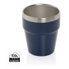 Clark dubbelväggig kaffemugg 300ml RCS marinblå | Inget reklamtryck | Inte tillgängligt | Inte tillgängligt