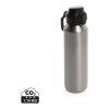 Via RCS Re-steel låsbar sportflaska 600ML silver | Inget reklamtryck | Inte tillgängligt | Inte tillgängligt