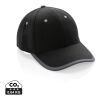 Impact AWARE™ 6 paneler keps, 280gr återvunnen bomull svart | Inget reklamtryck | Inte tillgängligt | Inte tillgängligt | Inte tillgängligt