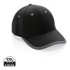 Impact AWARE™ 6 paneler keps, 280gr återvunnen bomull svart | Inget reklamtryck | Inte tillgängligt | Inte tillgängligt | Inte tillgängligt