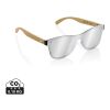 Prism RCS solglasögon av återvunnen plast med bambubåge brun | Inget reklamtryck | Inte tillgängligt | Inte tillgängligt