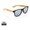Solglasögon i RCS återvunnen plast med FSC® bambu svart | Inget reklamtryck | Inte tillgängligt | Inte tillgängligt
