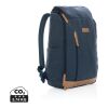 Impact AWARE™ 15" laptopryggsäck i 16 oz. återvunnen canvas blå