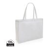 Impact AWARE™ shoppingkasse m. bälg, återvunnen bomull 145gr vit | Inget reklamtryck | Inte tillgängligt | Inte tillgängligt | Inte tillgängligt