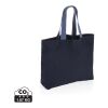 Impact Aware™ stor tote-väska 240 gsm ofärgad rcanvas marinblå | Inget reklamtryck | Inte tillgängligt | Inte tillgängligt | Inte tillgängligt