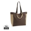 BEAU AWARE™ 400 gsm återvunnen canvas allround shoppingväska brun