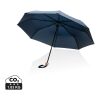 20.5" Impact AWARE™ RPET 190T Pongee paraply  bambu marinblå | Inget reklamtryck | Inte tillgängligt | Inte tillgängligt