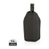 Vino AWARE™ RPET wine cooler sleeve svart | Inget reklamtryck | Inte tillgängligt | Inte tillgängligt