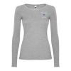 Extreme långärmad T-shirt för dam Marl Grey | M