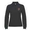 Estrella långärmad pikétröja för dam Dark Lead | S