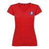 Victoria kortärmad v-ringad T-shirt för dam Standard | Röd | S | Inget reklamtryck | Inte tillgängligt | Inte tillgängligt | Inte tillgängligt