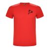 Detroit kortärmad unisex sport-T-shirt Röd | M