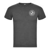 Fox kortärmad T-shirt för herr Svartmelerad | XL