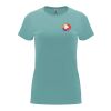 Capri kortärmad T-shirt för dam Dusty Blue | 3XL