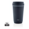 Topl To Go-glas av återvunnen plast Patenterat 360-lock 354 marinblå