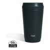 Topl To Go-glas i återvunnet stål Patenterat 360-lock 354 ml grå | Inget reklamtryck | Inte tillgängligt | Inte tillgängligt