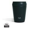 Topl To Go-glas i återvunnet stål Patenterat 360-lock 235 ml grå | Inget reklamtryck | Inte tillgängligt | Inte tillgängligt