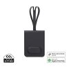 VINGA Baltimore RCS Luggage Tag With Finder Dual svart | Inget reklamtryck | Inte tillgängligt | Inte tillgängligt